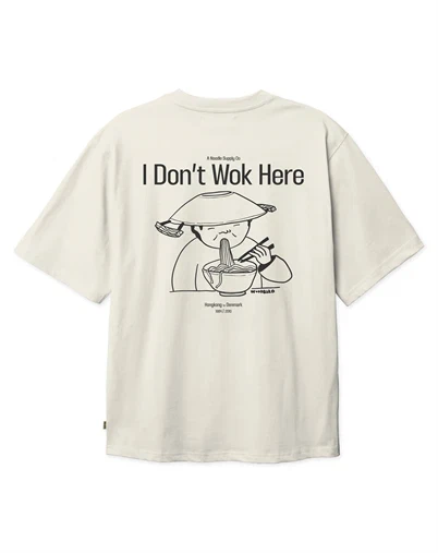 Woodbird - WBBaine Wok T-shirt - Off White
